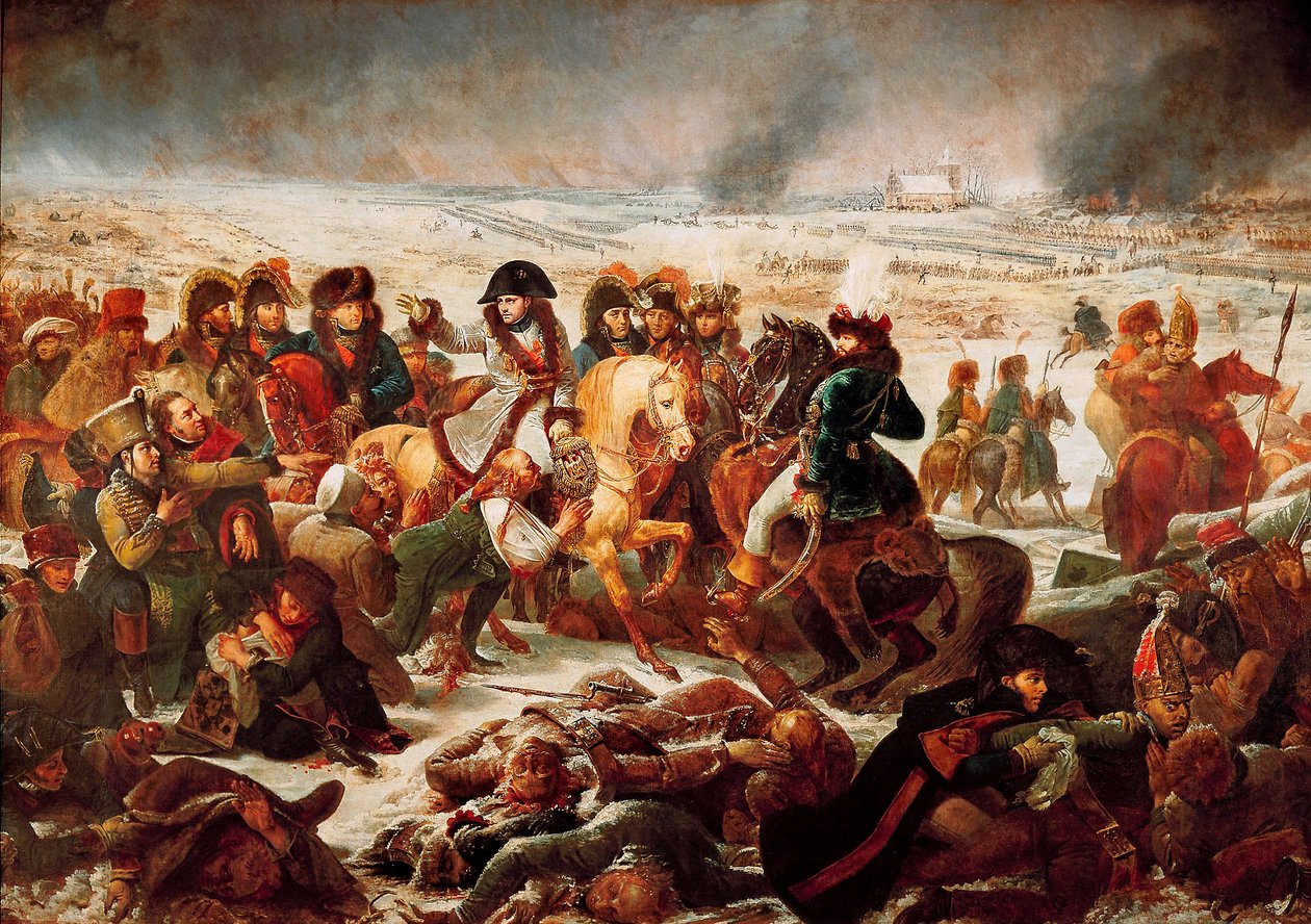 Napoleon I op het slagveld van Eylau op 9/02/1807 door Baron Antoine Jean Gros