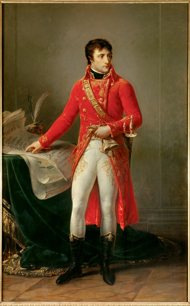 Portret van Napoleon Bonaparte als Eerste Consul door Baron Antoine Jean Gros