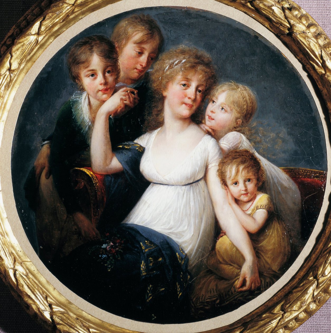 Portret van Anna Pieri Brignole-Sale (1765-1815), Genovese edelvrouw met haar kinderen door Baron Antoine Jean Gros