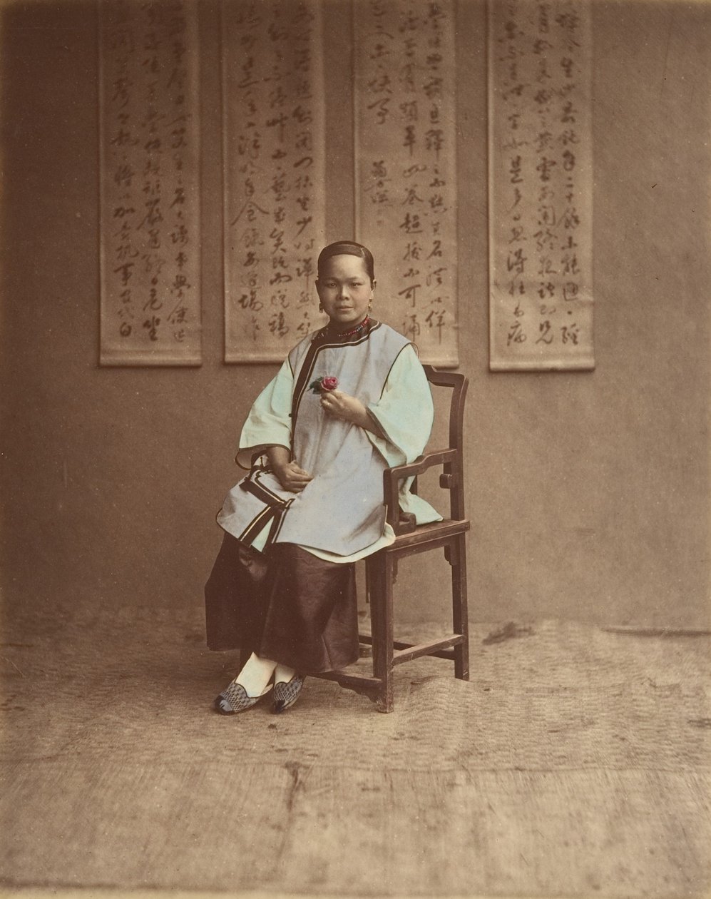 Meisje uit Shanghai door Baron Raimund von Stillfried