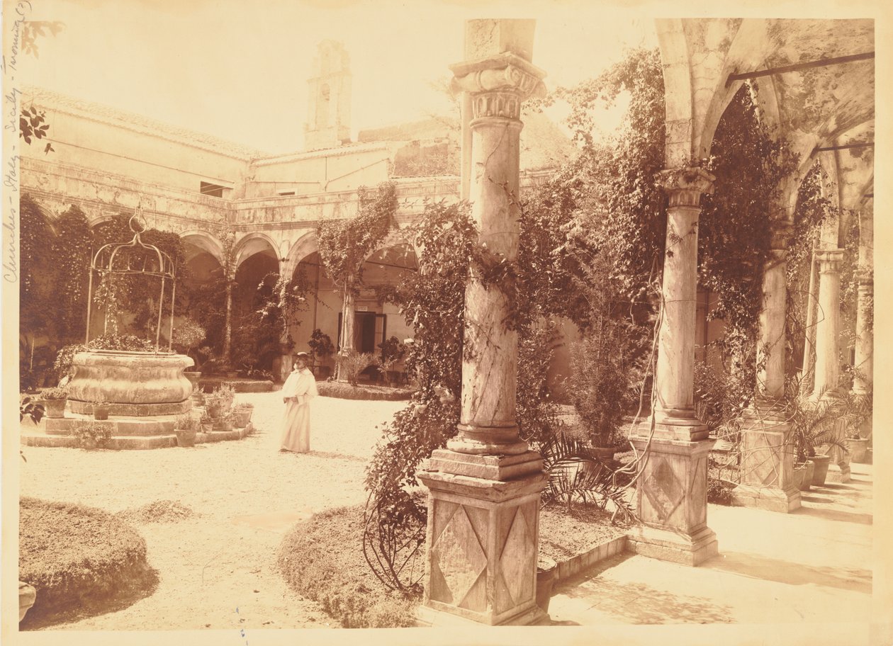 Kerkhof, Sicilië door Baron Wilhelm von Gloeden