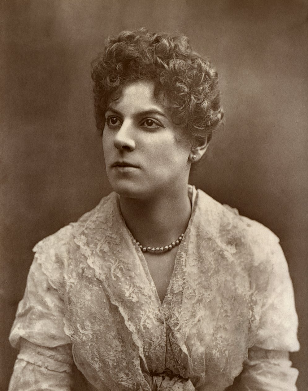 Britse actrice Miss Jessie Millward in The Harbour Lights, 1886 door Barraud