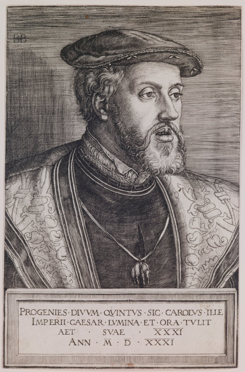 Keizer Karel V door Barthel Beham