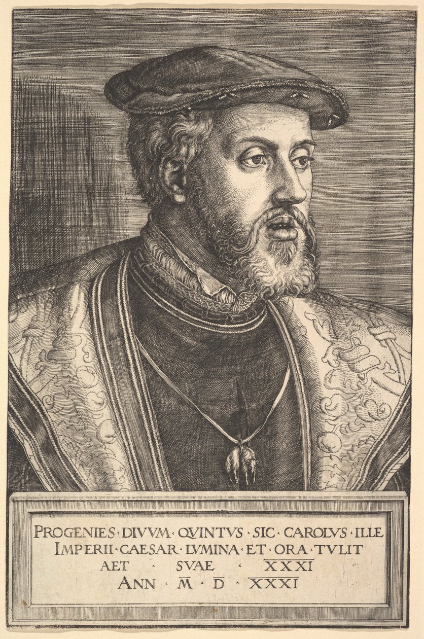 Keizer Karel V door Barthel Beham