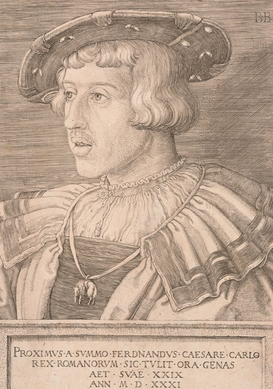 Keizer Ferdinand I door Barthel Beham