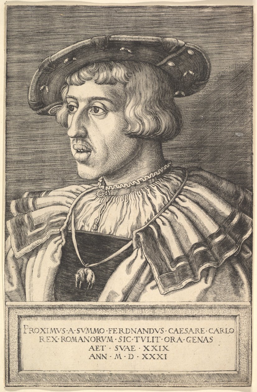 Keizer Ferdinand I door Barthel Beham