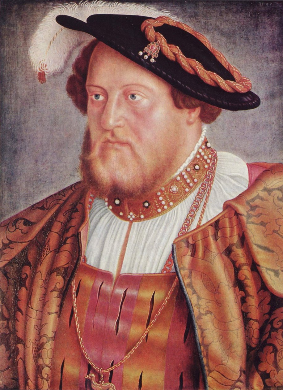 Duits: Portret van Ottheinrich, prins van Palts Portret van Ottheinrich, prins van Palts door Barthel Beham