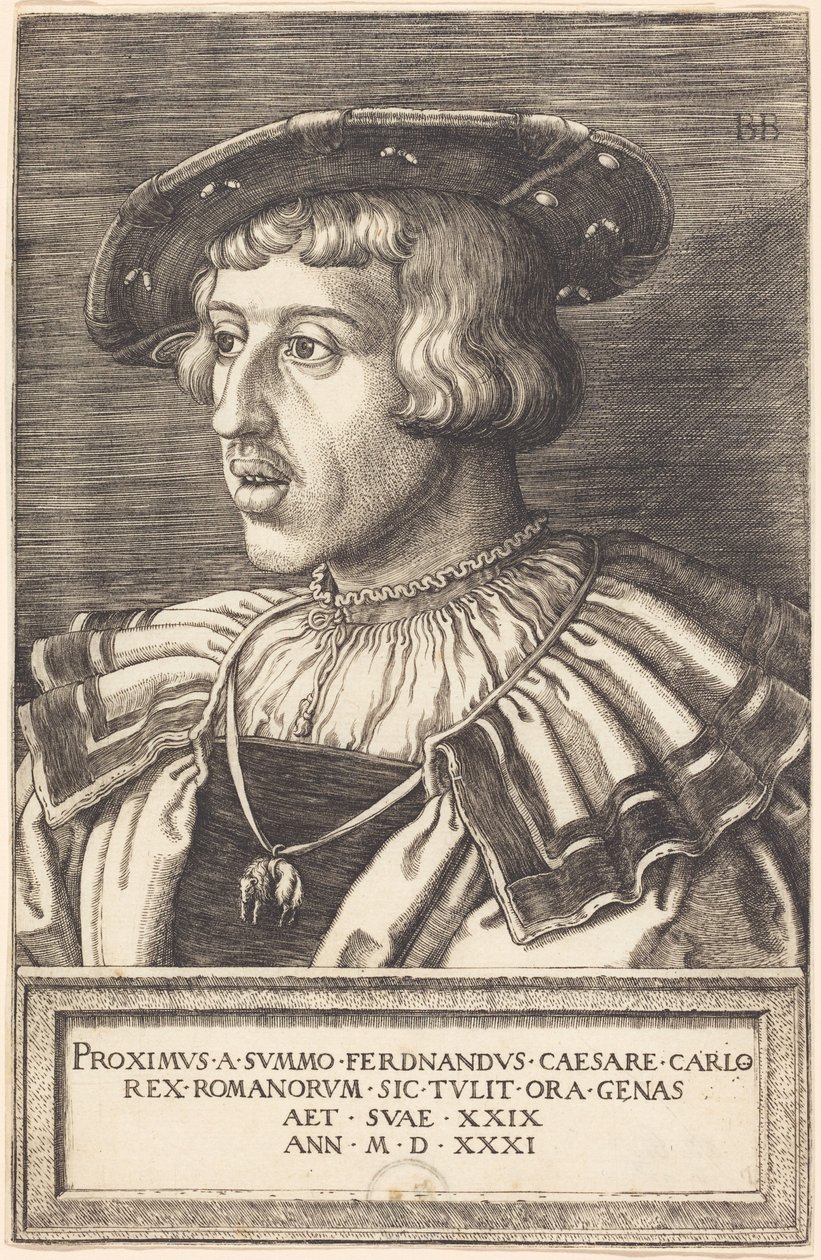 Koning Ferdinand I door Barthel Beham