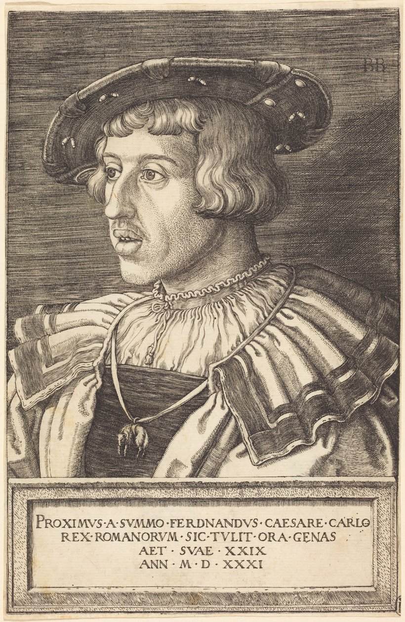 Koning Ferdinand I door Barthel Beham