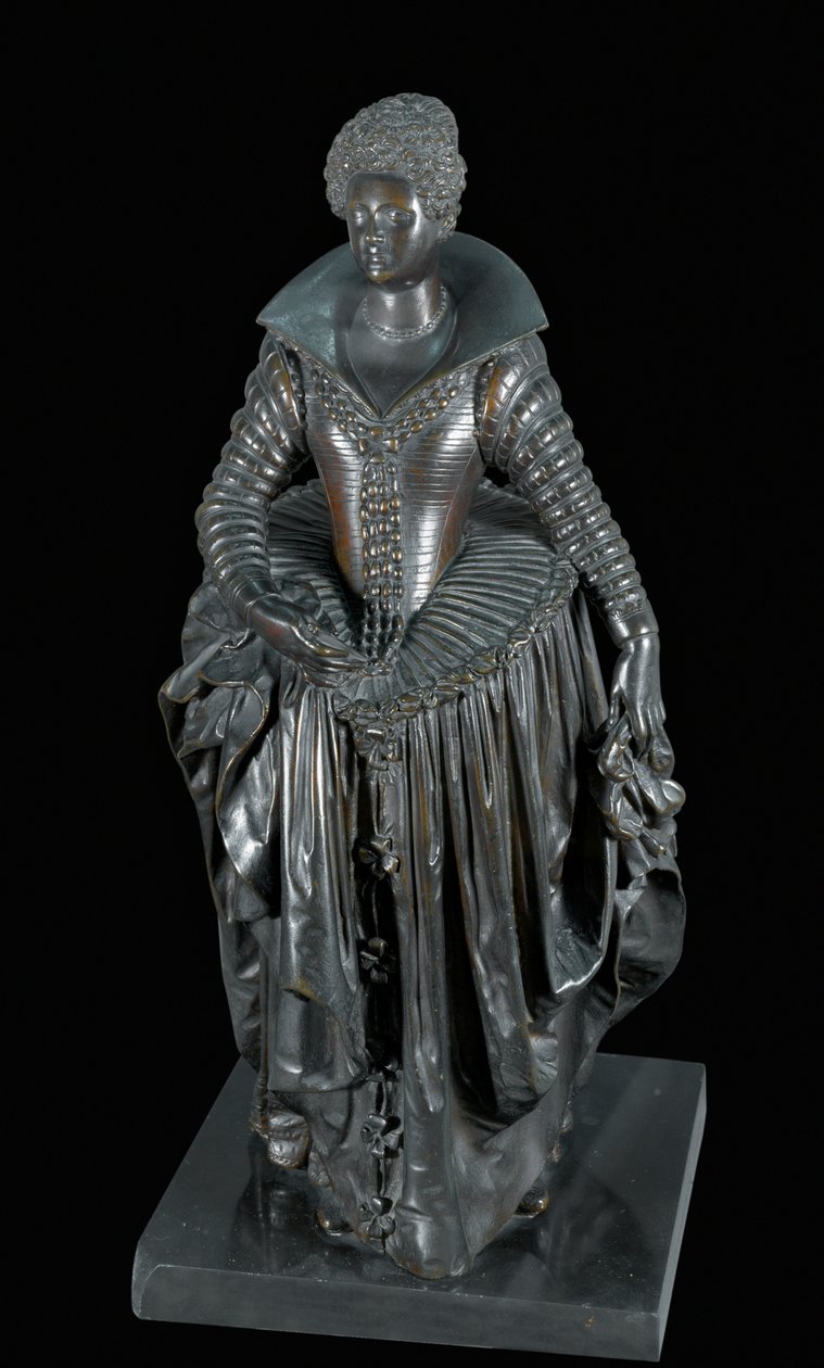 Marie de Medici. Brons ... door Barthelemy Prieur