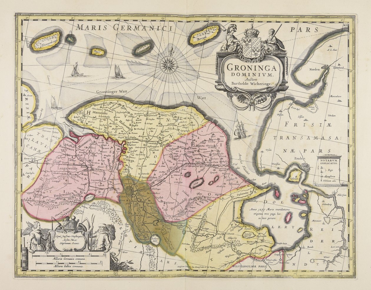 Groninga dominium / auctore Bartholdo Wicheringe door Barthold Wicheringe