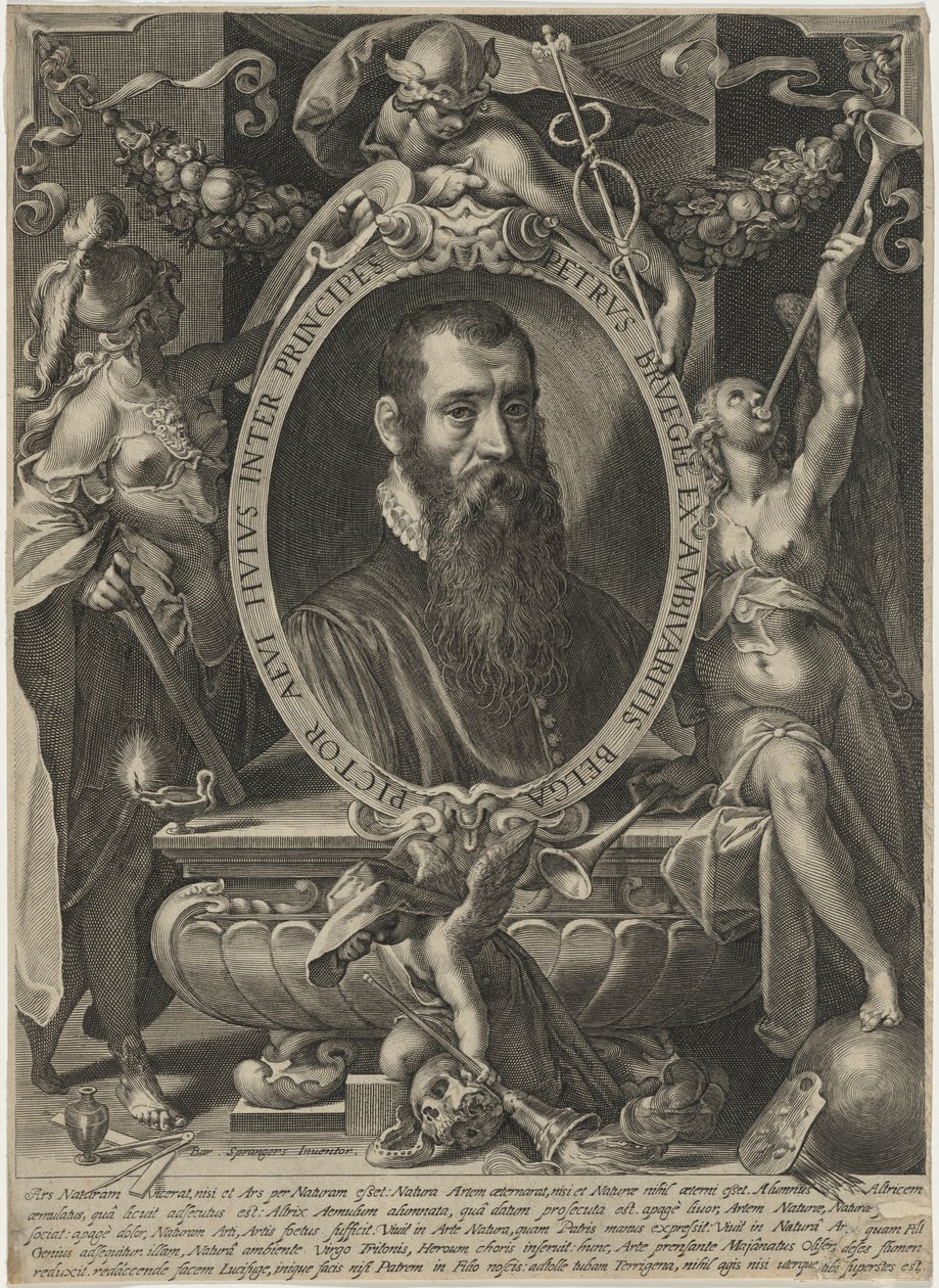 Peter Brueghel door Bartholomaeus Spranger