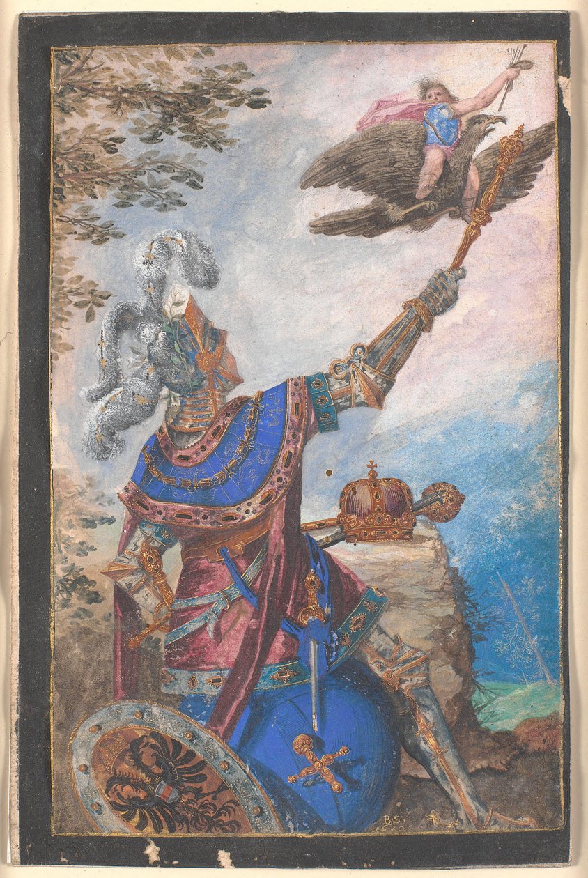 Allegorie van de Schilderkunst onder het Huis van Habsburg door Bartholomäus Strobel d.Y.