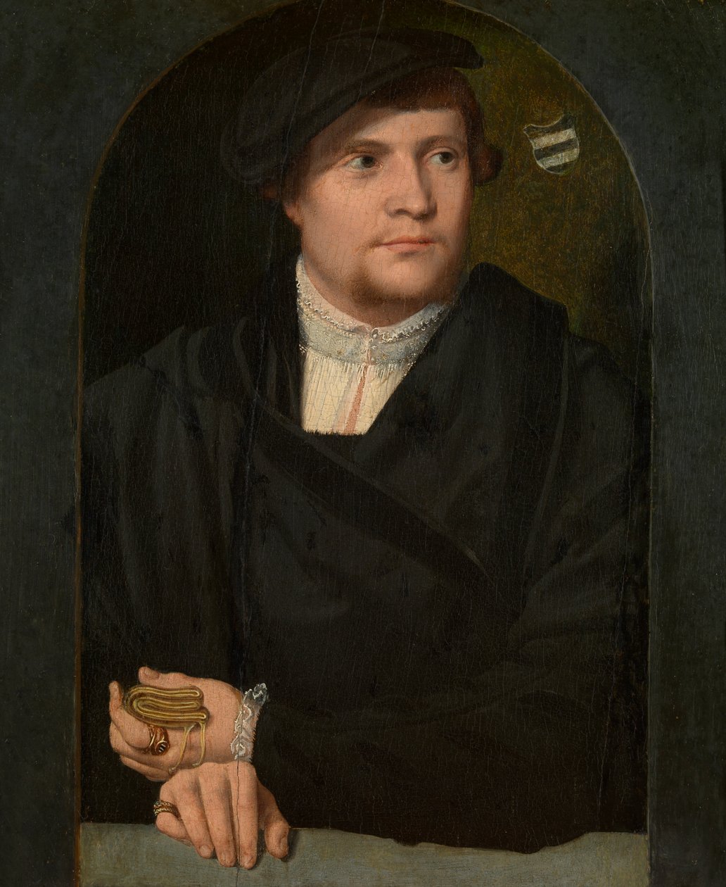 Portret van een man door Bartholomaeus the Elder Bruyn