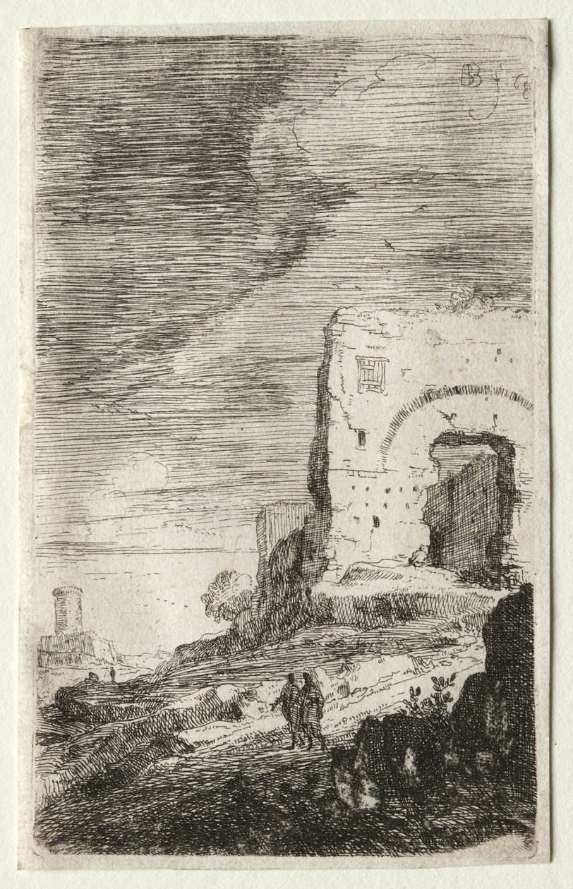 De Baden van Caracalla door Bartholomeus Breenberg