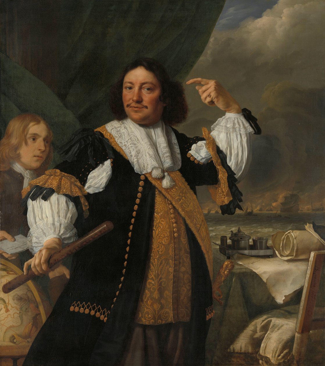 Aert van Nes (1626-1693), Viceadmiraal door Bartholomeus van der Helst