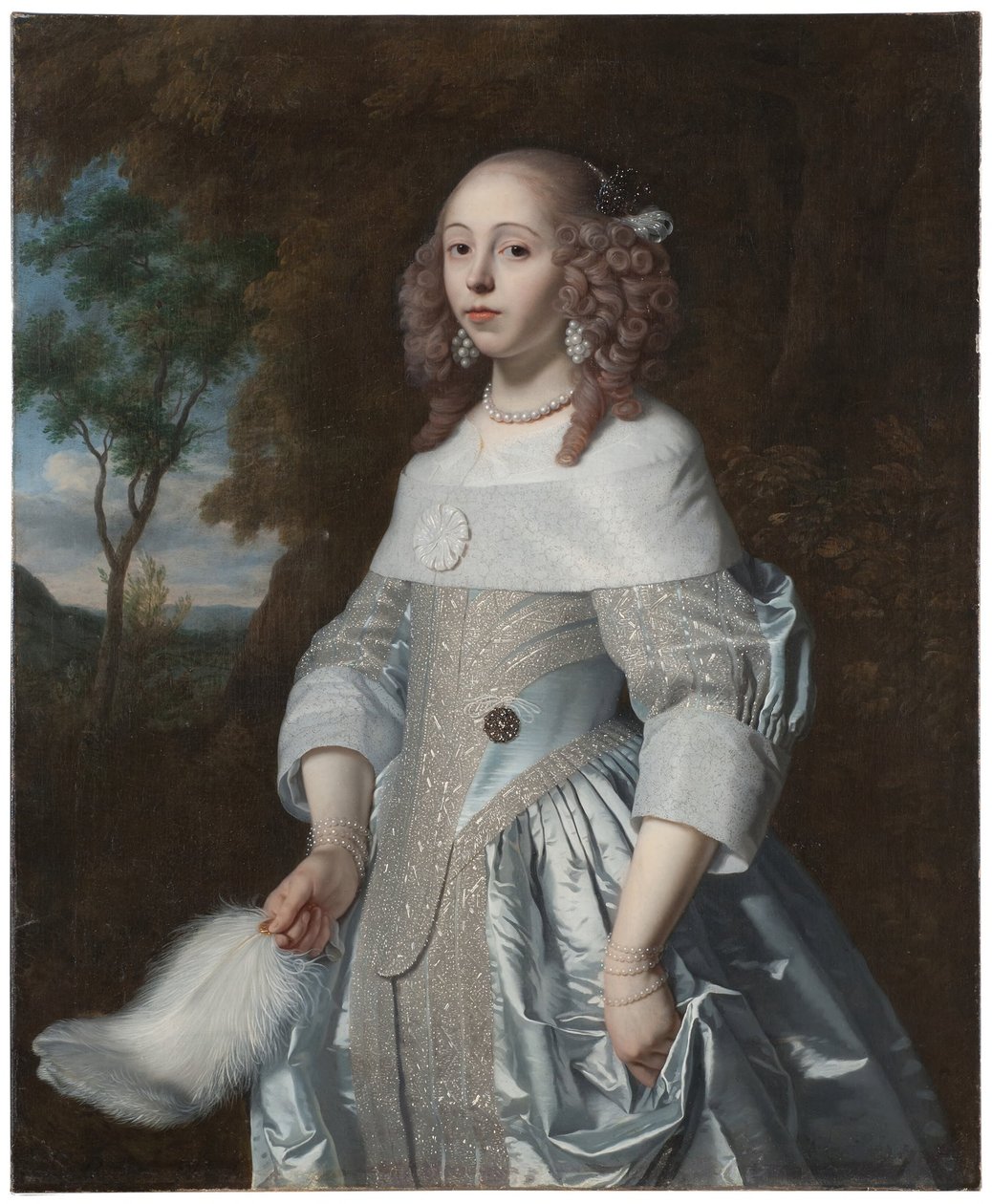 Jeanne Parmentier, 1634-1710, schenking De Geer door Bartholomeus van der Helst