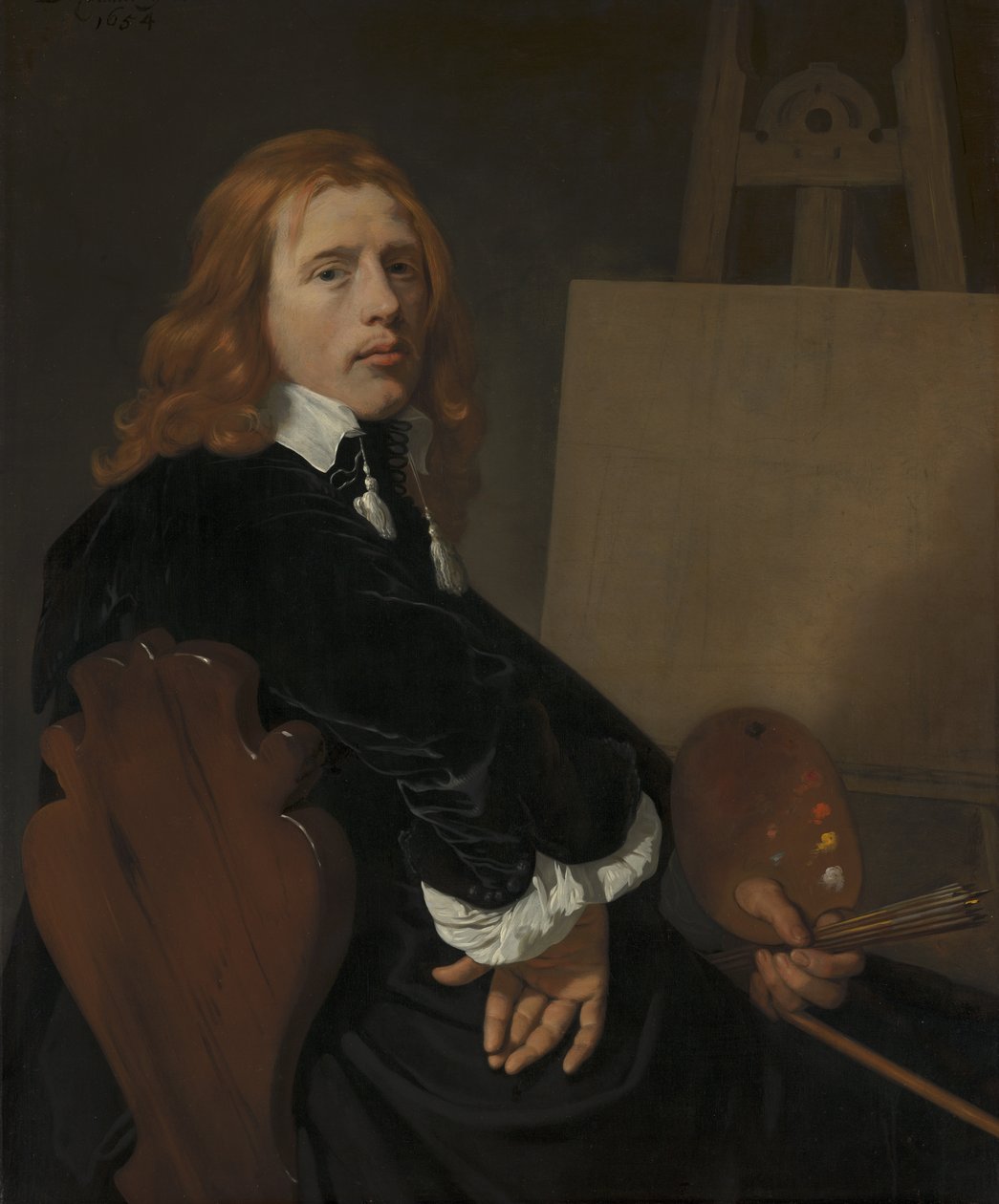 Portret van Paulus Potter door Bartholomeus van der Helst