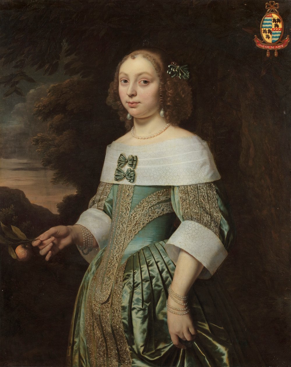 Portret van Sophia Coymans (1636-1714) door Bartholomeus van der Helst