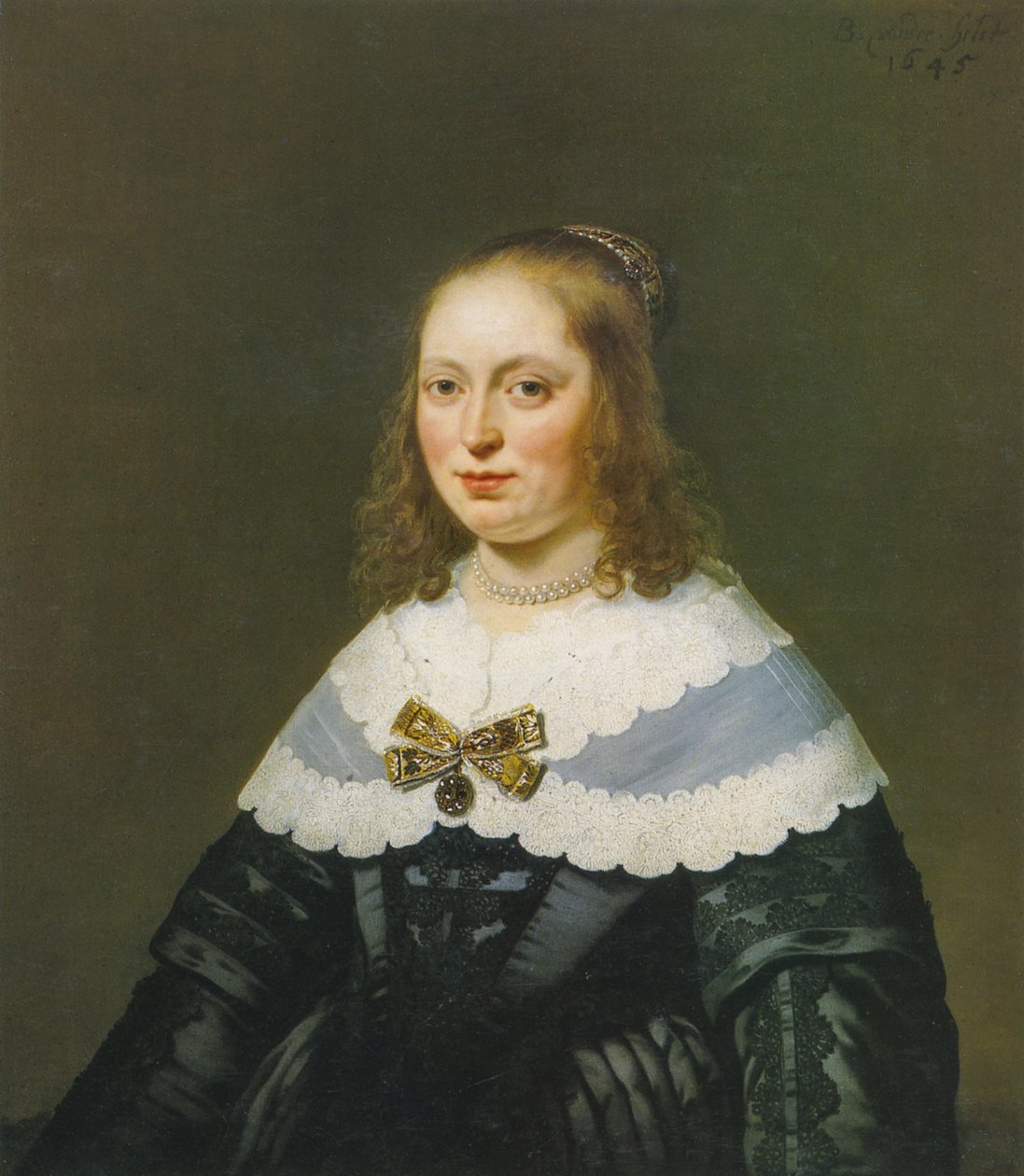 Portret van Sophia Trip (1615-1679) door Bartholomeus van der Helst