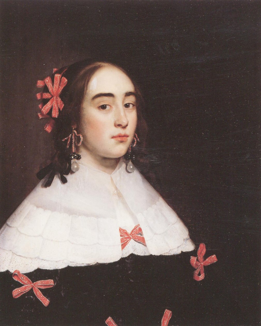 Portret van een dame door Bartholomeus van der Helst