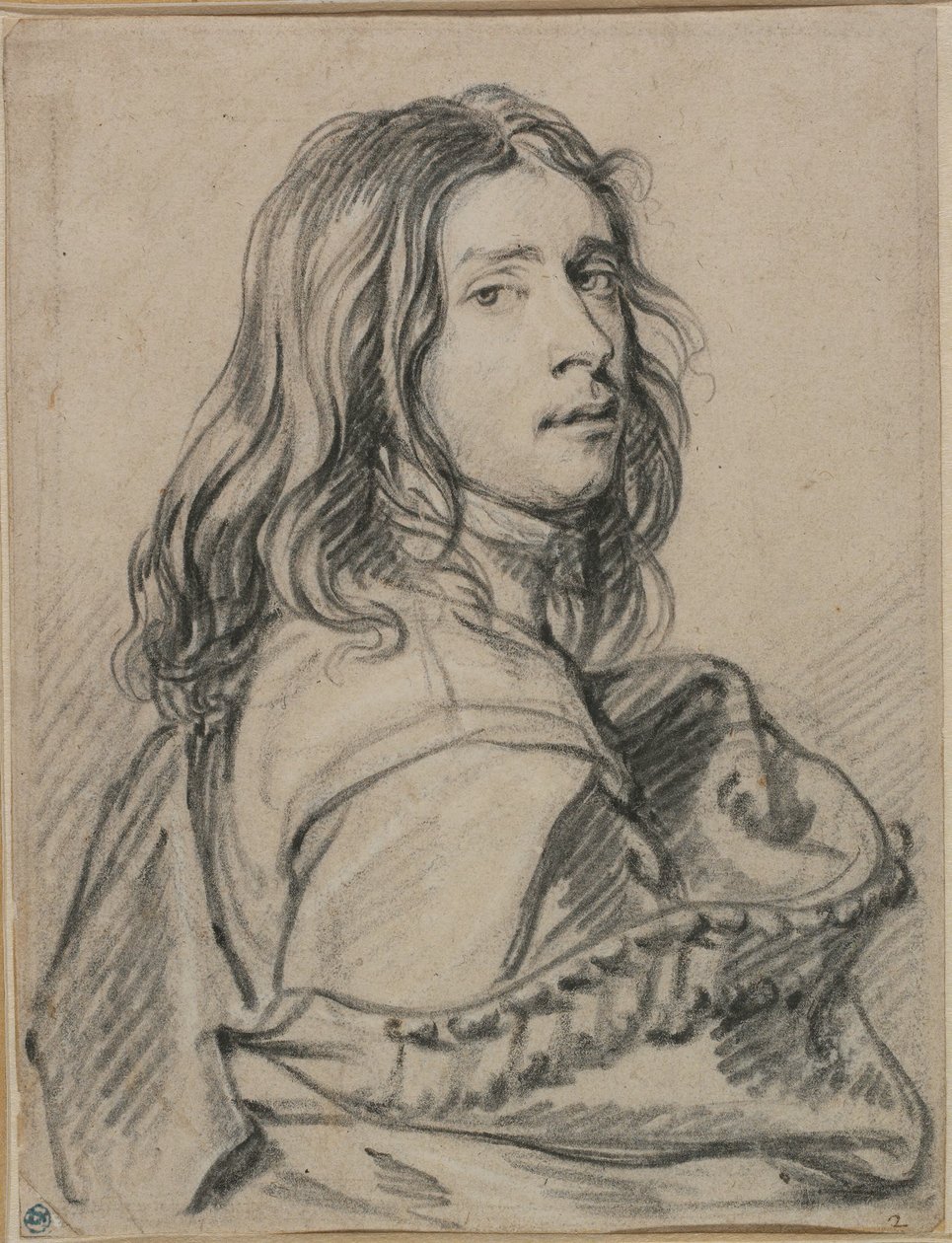 Portret van de kunstenaar Paulus Potter door Bartholomeus van der Helst