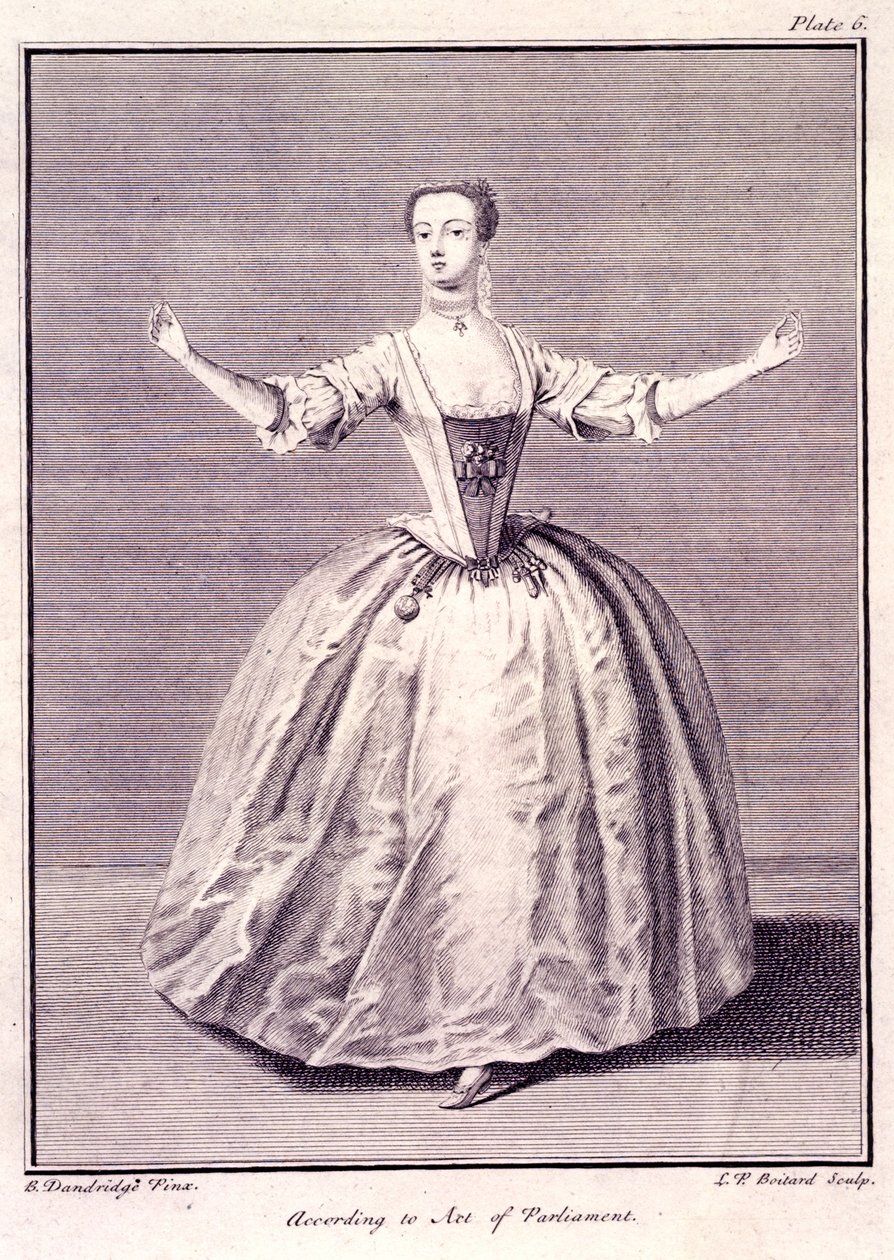 Een menuet dansen, uit 