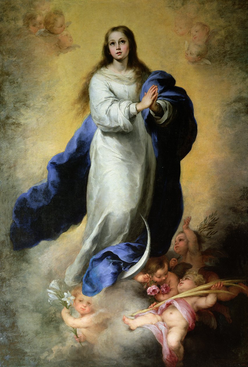 De Onbevlekte Ontvangenis, 1660-65 door Bartolomé Esteban Murillo