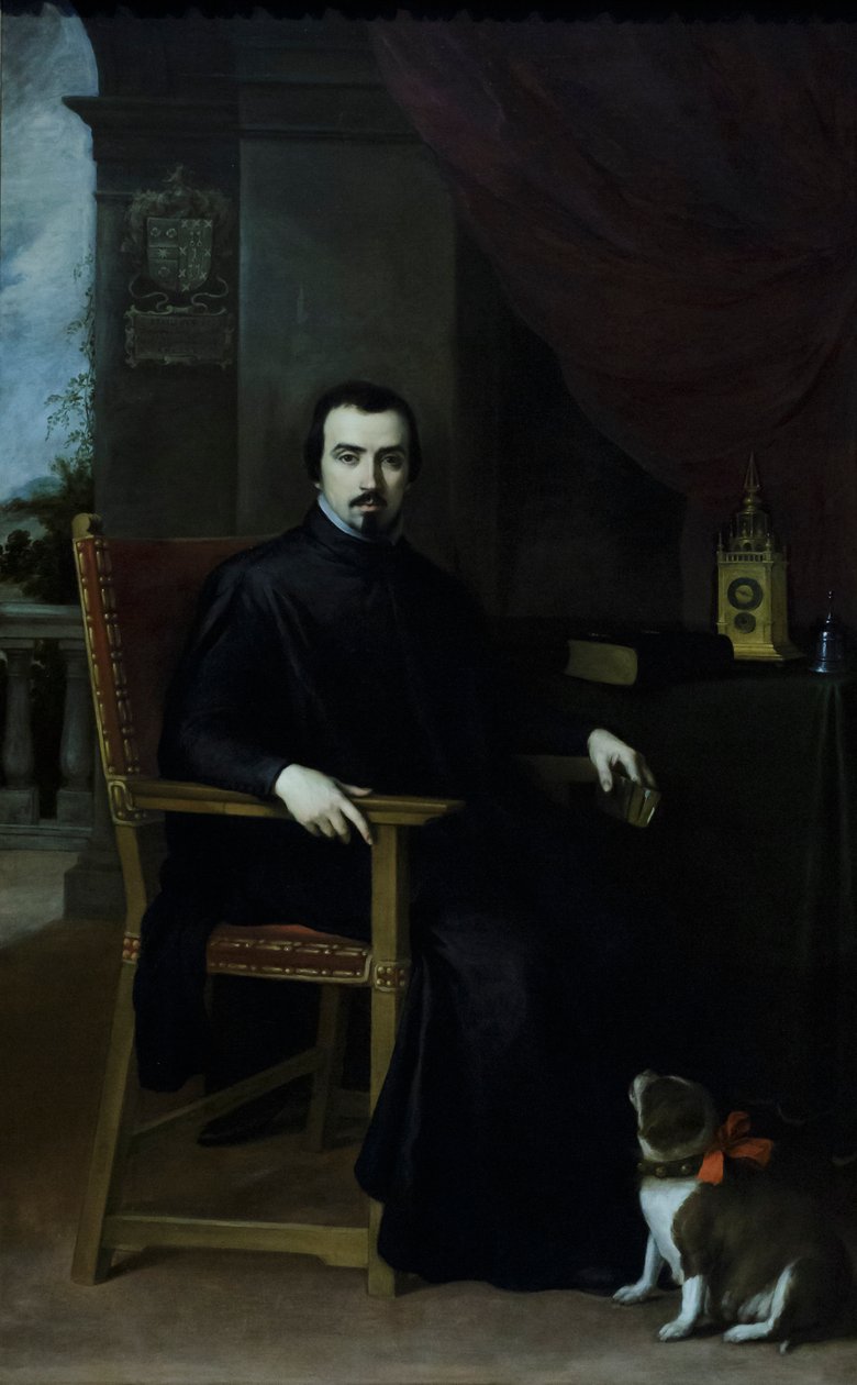 Portret van Don Justino de Neve door Bartolomé Esteban Murillo