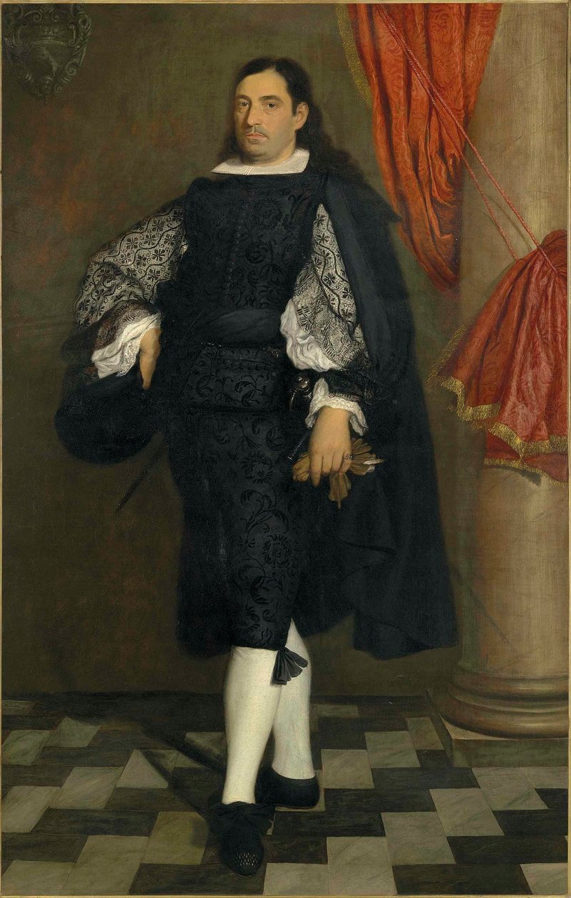 Portret van een heer, 34 jaar, vermoedelijk lid van de familie Ostigliani door Bartolomé Esteban Murillo