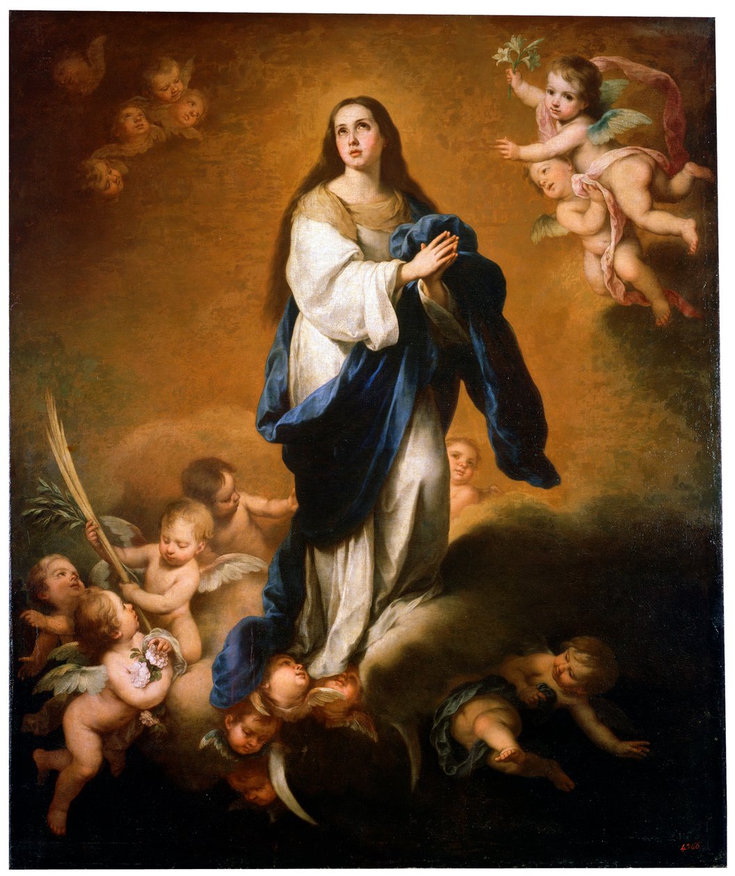 De Tenhemelopneming van de Heilige Maagd Maria, tussen 1645 en 1655 door Bartolomé Esteban Murillo