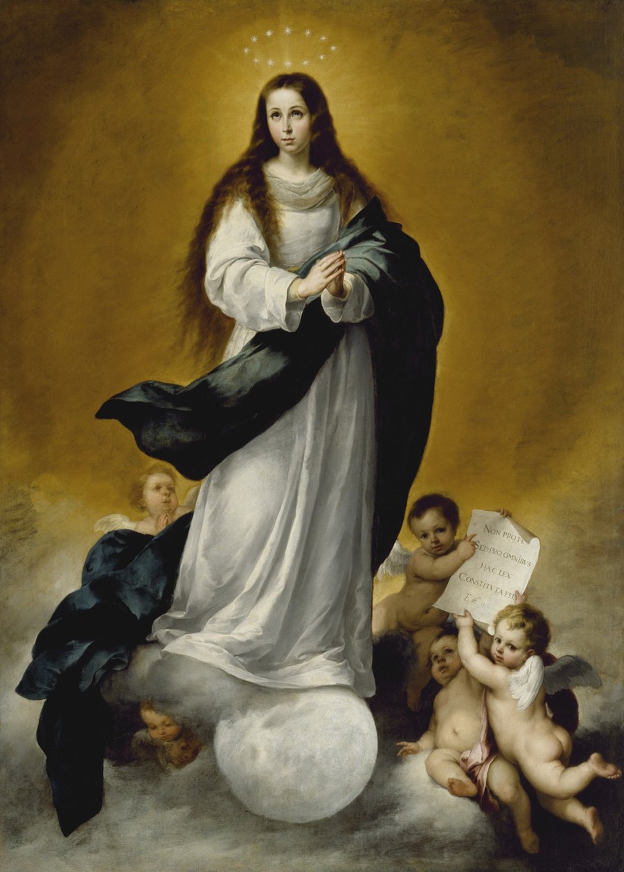 De Maagd van de Onbevlekte Ontvangenis, c.1660 door Bartolomé Esteban Murillo