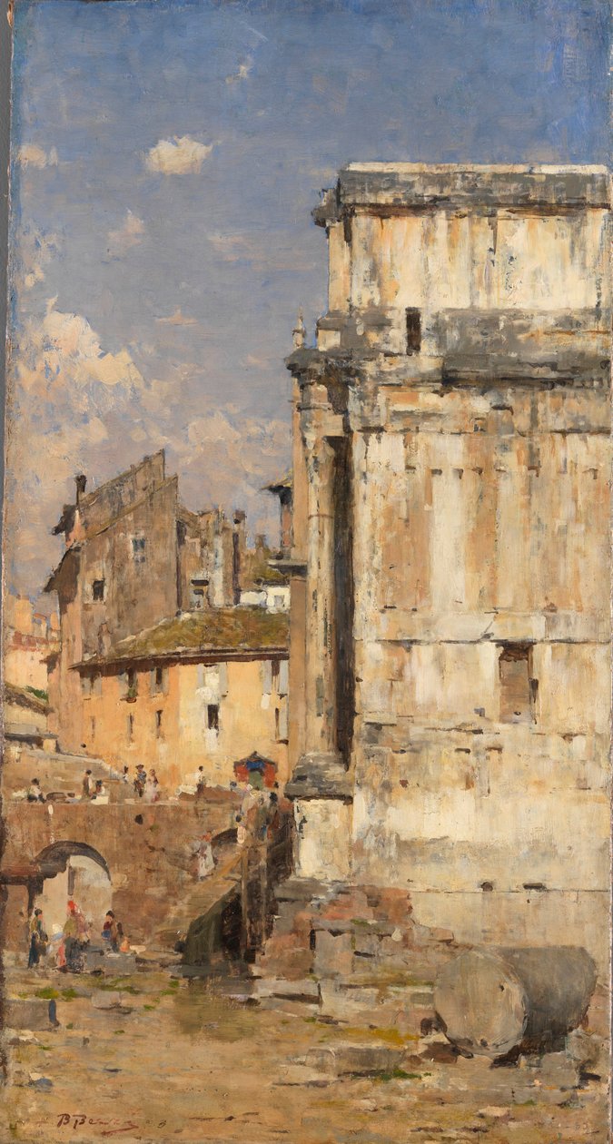 Boog van Septimius Severus door Bartolomeo Bezzi
