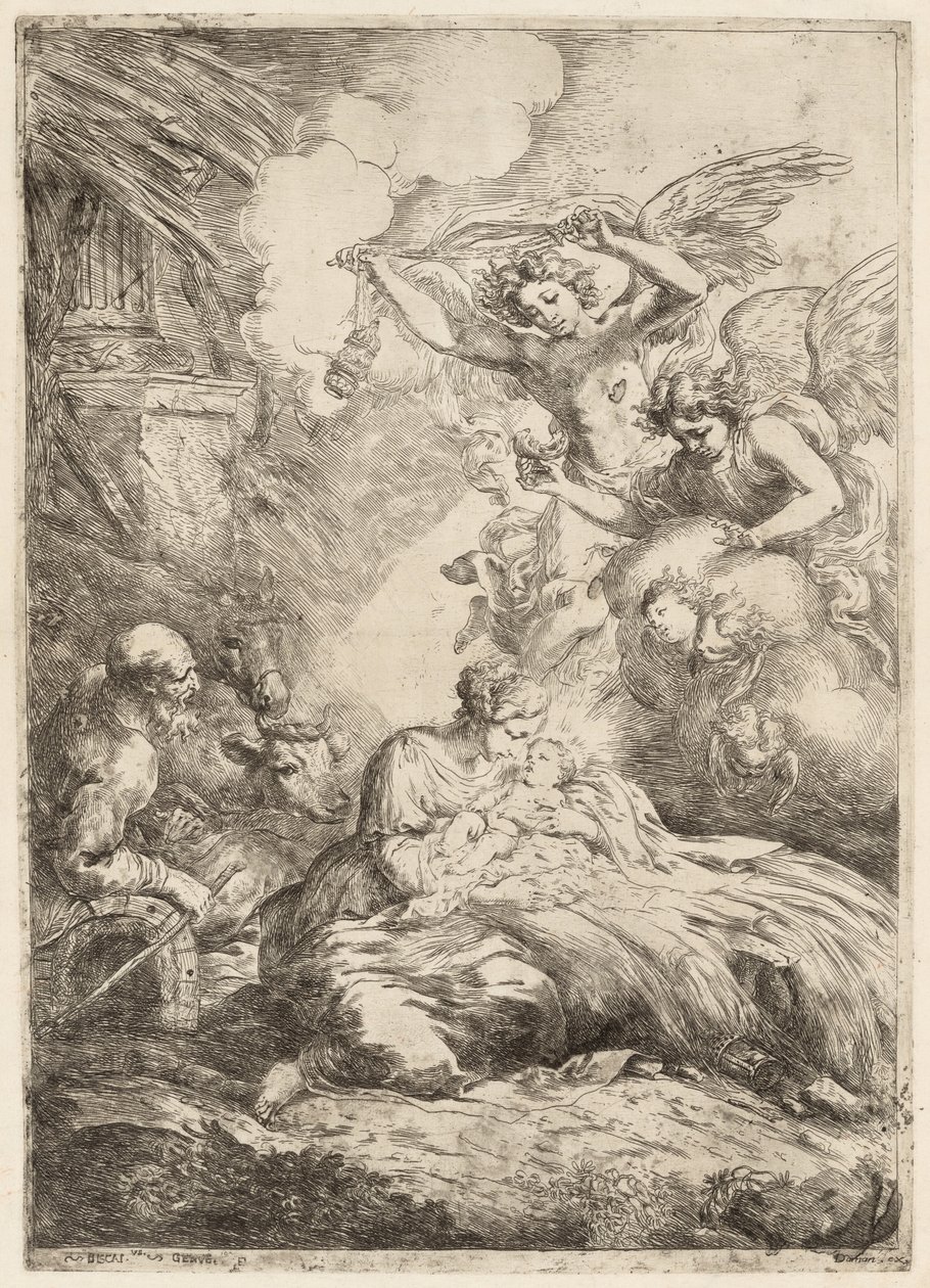 De Geboorte door Bartolomeo Biscaino