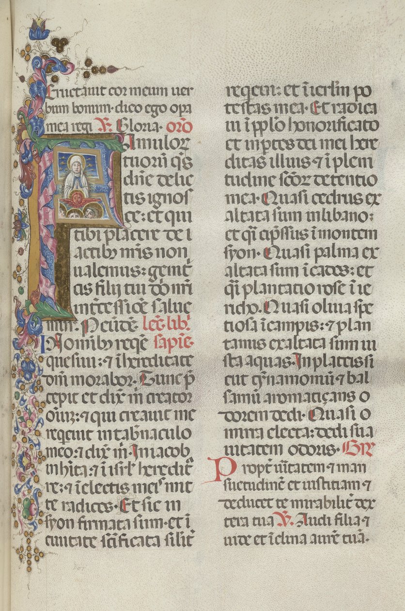 Missaal: Fol. 306: Tenhemelopneming van de Maagd, 1469 door Bartolomeo Caporali