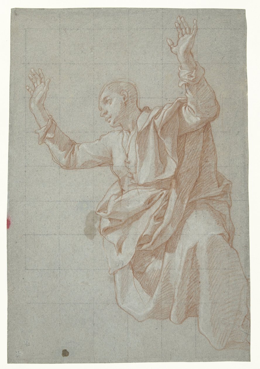 Studie van een jongeman door Bartolomeo Cesi