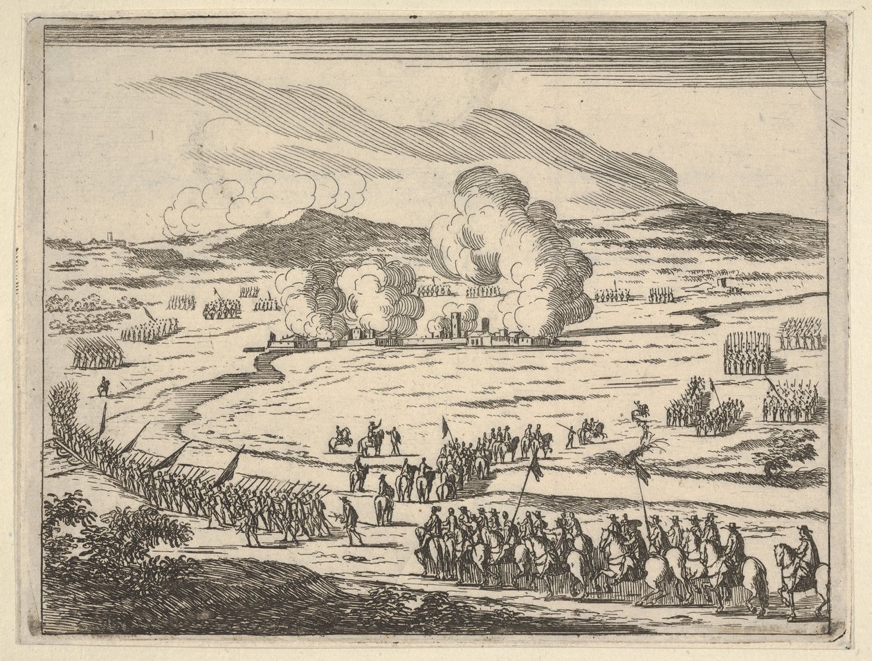 Het beleg van Alessandria begint, uit L