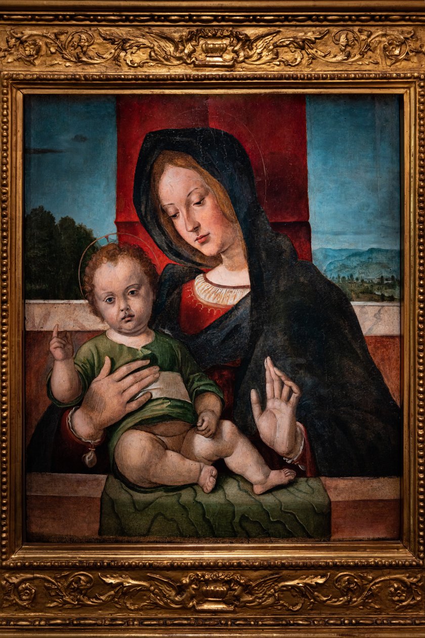 Madonna met kind Jezus, laatste decennium van de 15e eeuw door Bartolomeo Montagna