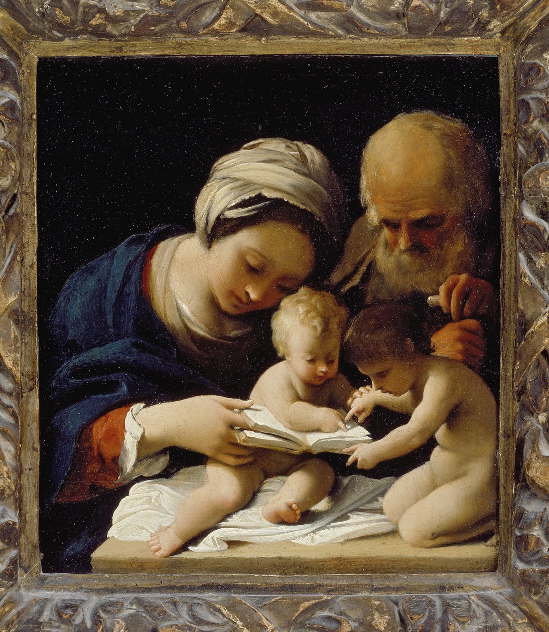 De Heilige Familie met de jonge Sint Johannes de Doper door Bartolomeo Schedoni