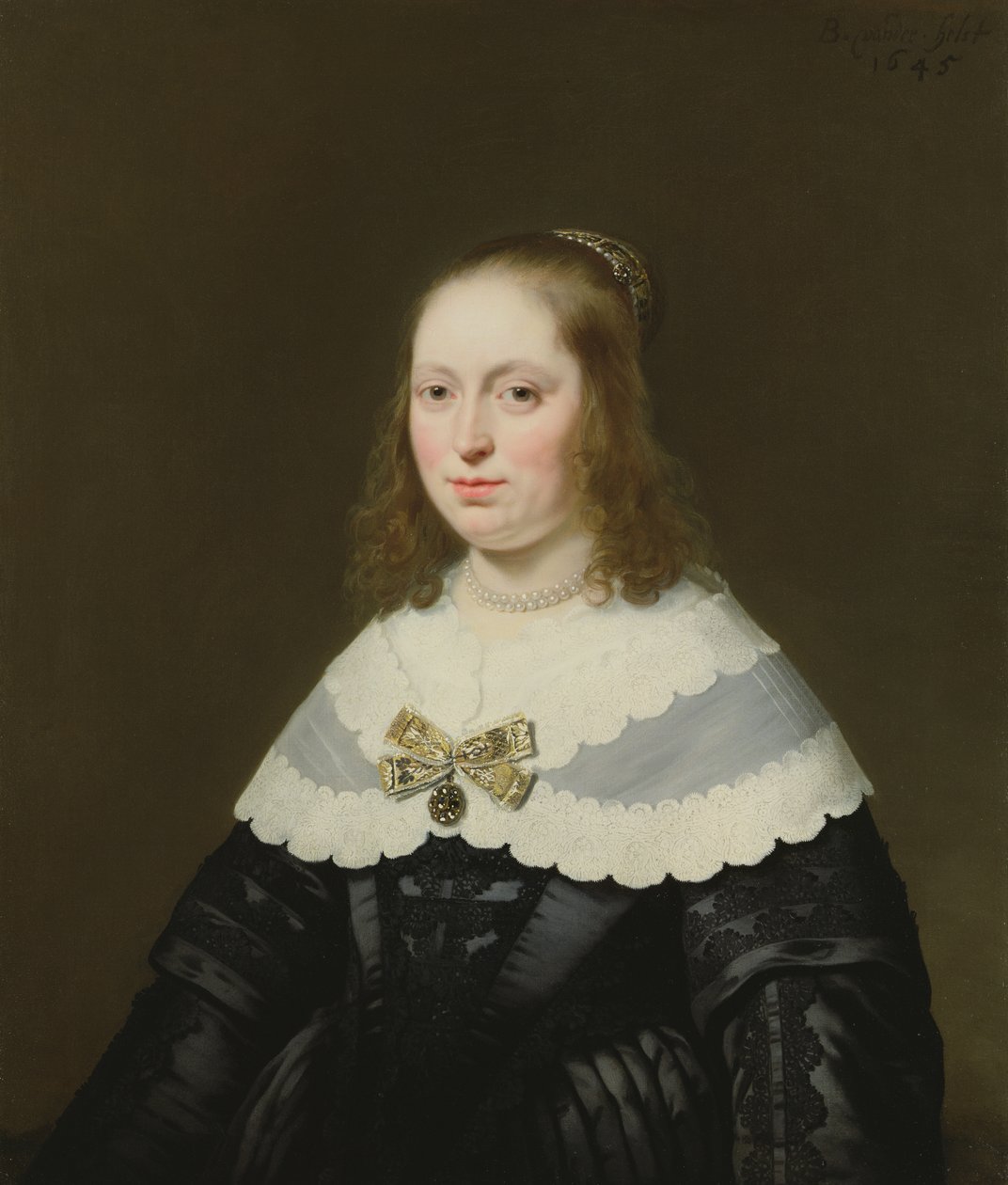 Portret van Sophia Trip, vrouw van Balthasar Coymans door Bartolomeus van der Helst