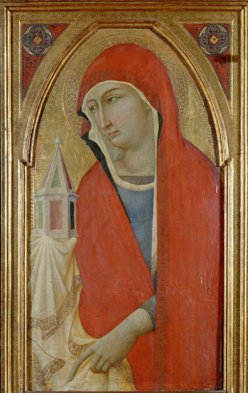 Heilige Maria Magdalena (schilderij op doek) door Bartolommeo Bulgarini