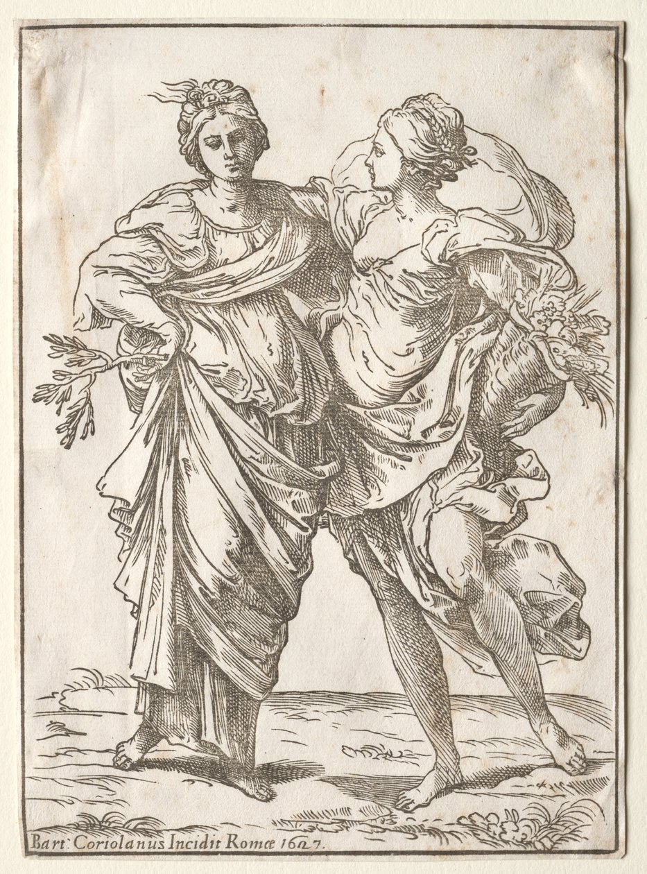 Alliantie van Vrede en Overvloed door Bartolommeo Coriolano