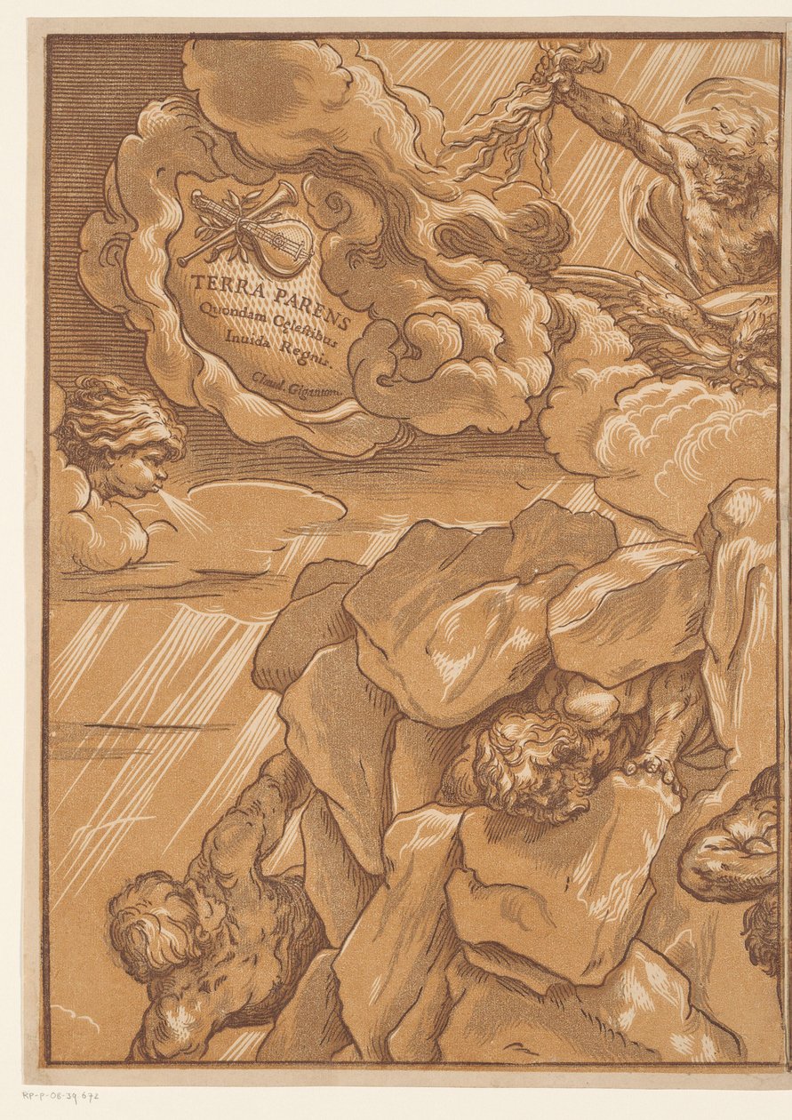 Val van de giganten (tweede deel) door Bartolommeo Coriolano