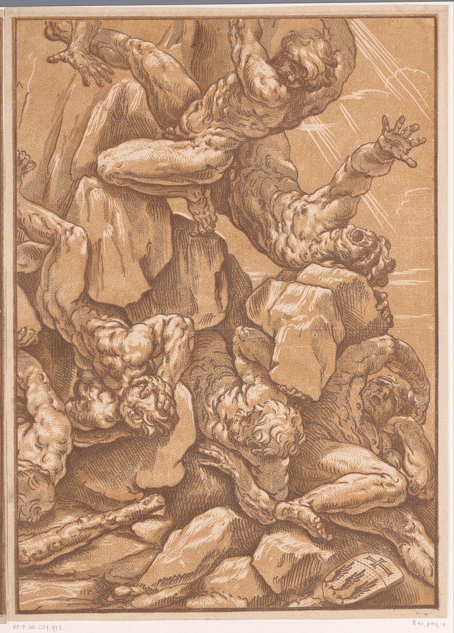 Val van de giganten (vierde deel) door Bartolommeo Coriolano