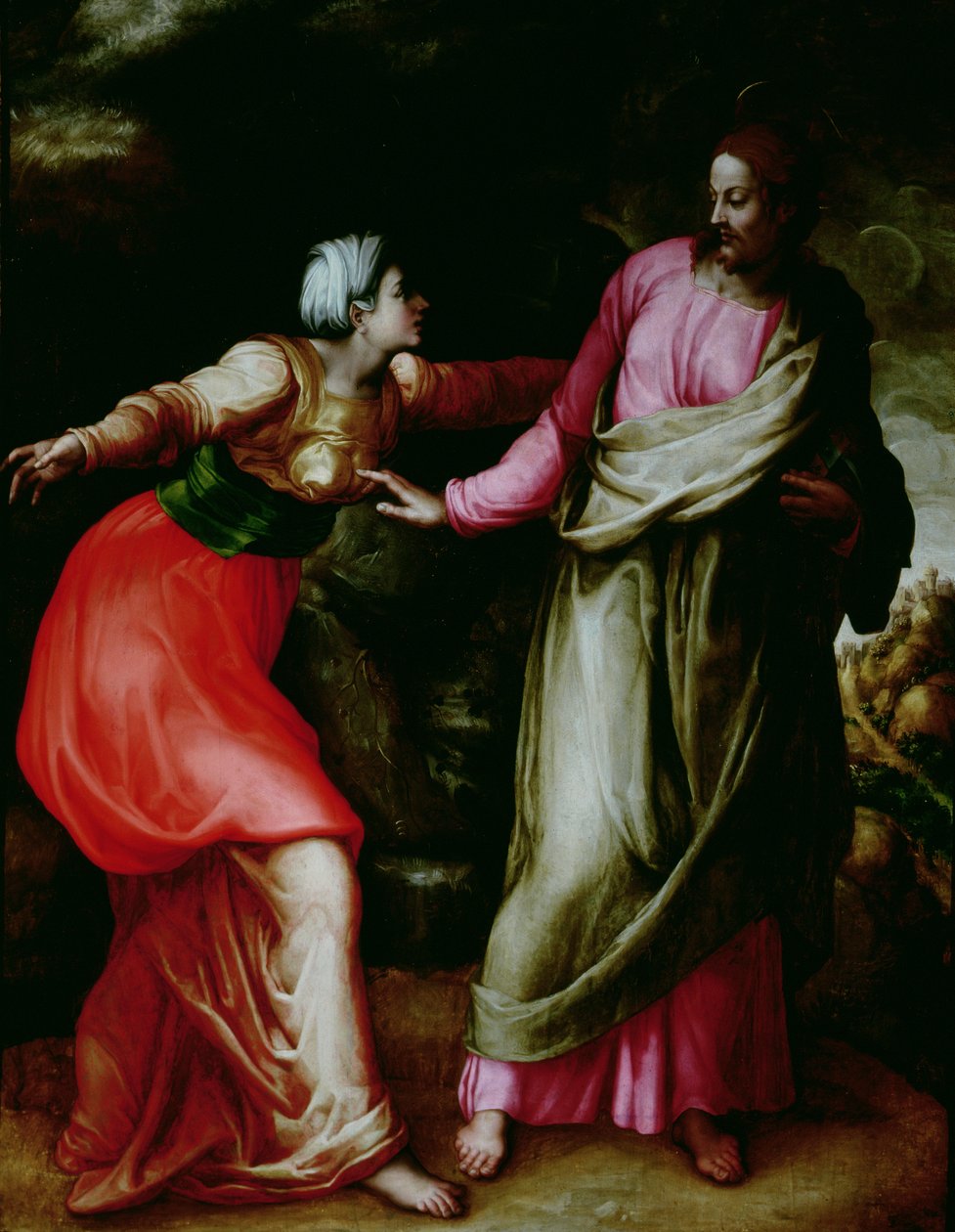 Noli Me Tangere, 1537 door Battista Franco