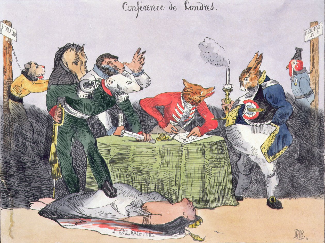Een conferentie in Londen, 4 november 1830 door Belgian School