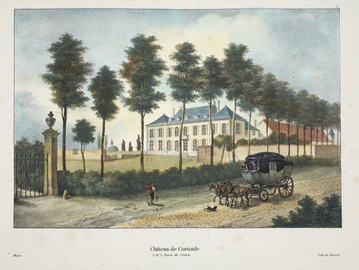 Kasteel van Corioule, ca. 1895 door Belgian School