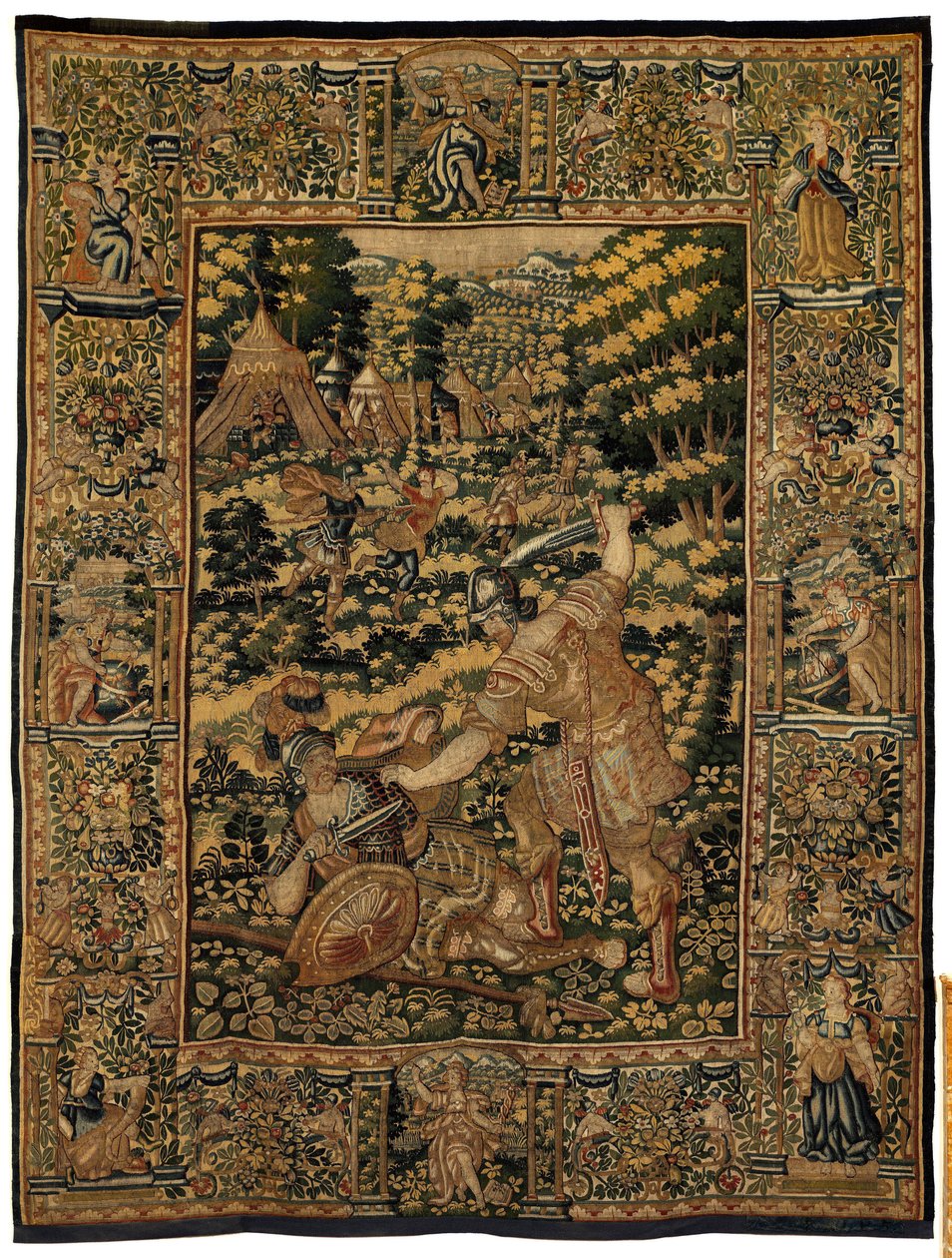 Verhaal van Cyrus II de Grote, ca. 1590 (wandtapijt) door Belgian School