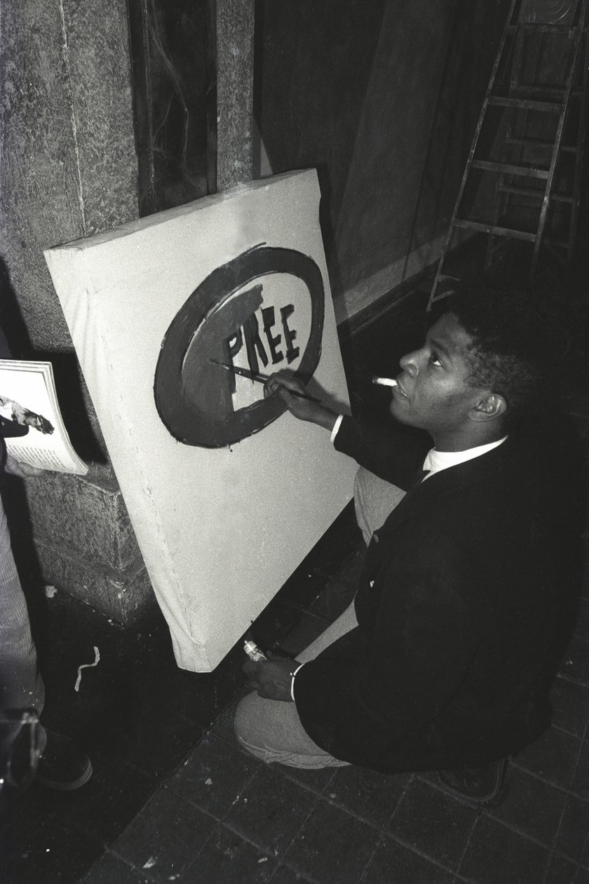 Jean-Michael Basquiat schilderij 