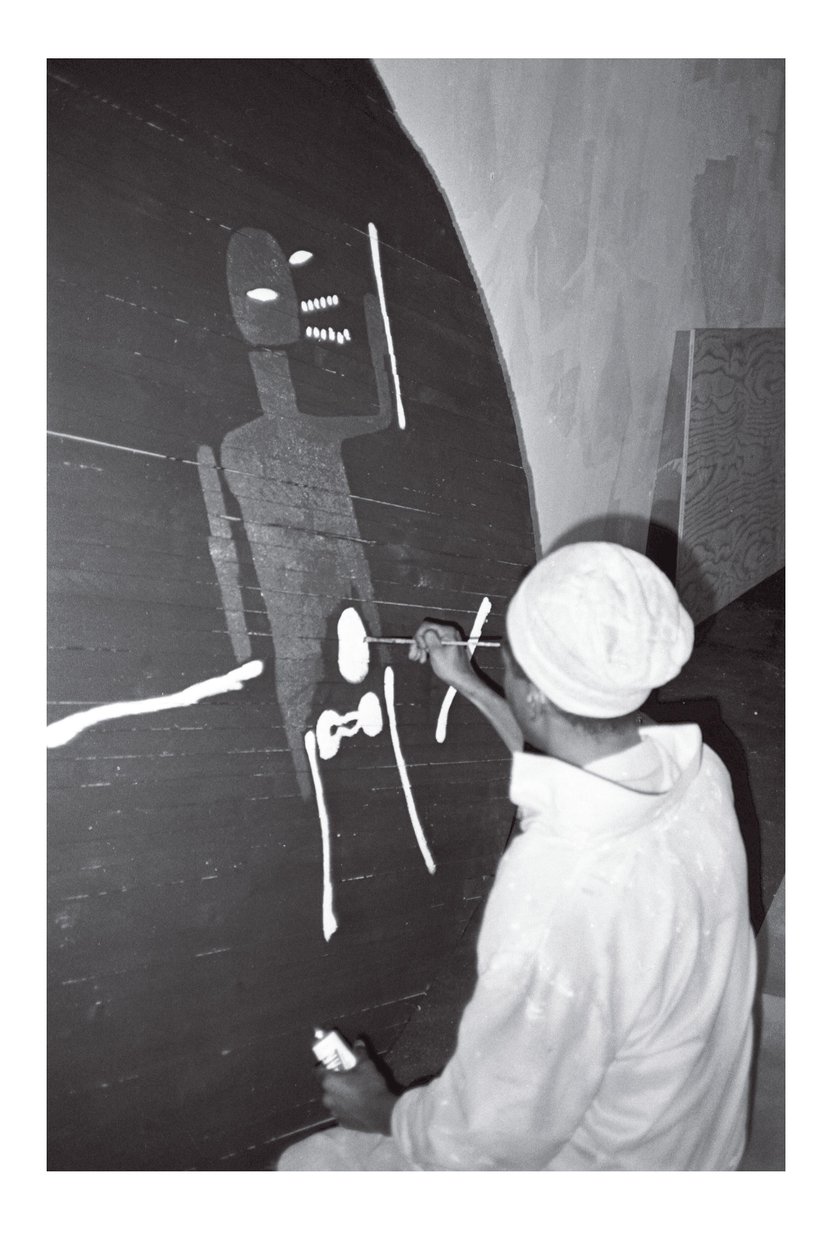 Jean-Michel Basquiat schilderij 